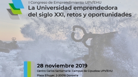 I Congress on Entrepreneurship, University of the Basque Country UPV/EHU: The enterprising university of the 21st century, challenges and opportunities 